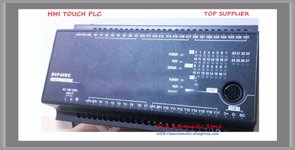 DVP40EC00T3 Delta PLC EC3 series 100-240VAC 24DI 24DO New Original Transistor output dvp40ec00t3 delta plc ec3 series 100 240vac 24di 24do new original transistor output