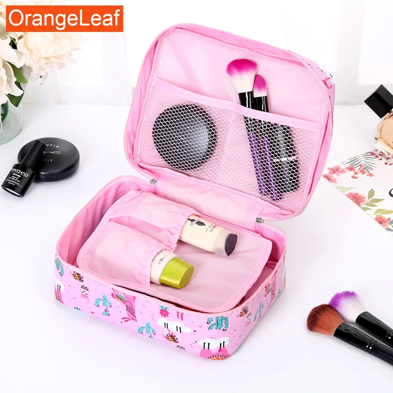 

Multifunctional Makeup bag PU Cosmetic bag beauty Case Make Up High capacity Organizer Toiletry bag Storage Travel Wash pouch