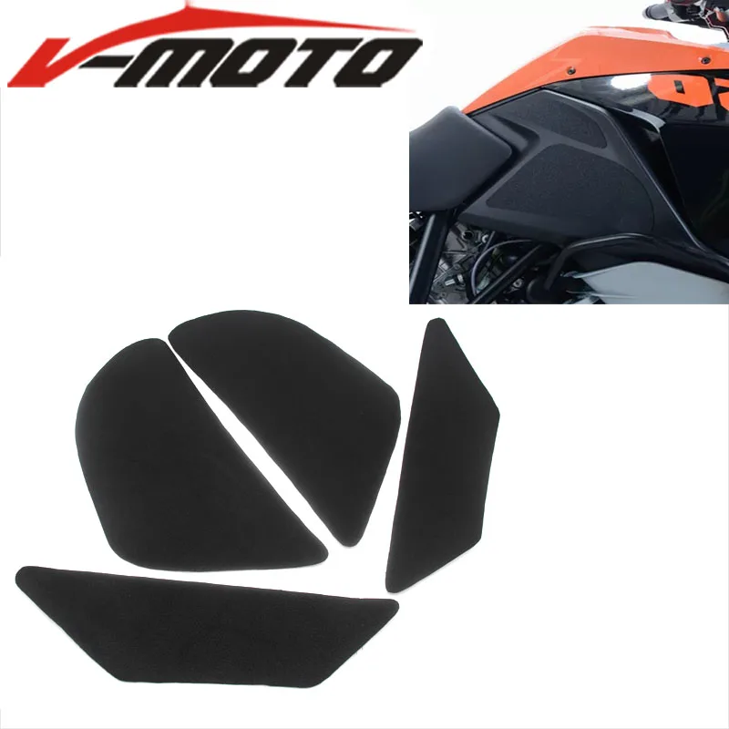 Для KTM 1050 1190 1290 Приключения 1090 супер мотоцикл кожа Танк тяги Сторона Pad газа топлива Колено Возьмитесь стикеры Наклейка