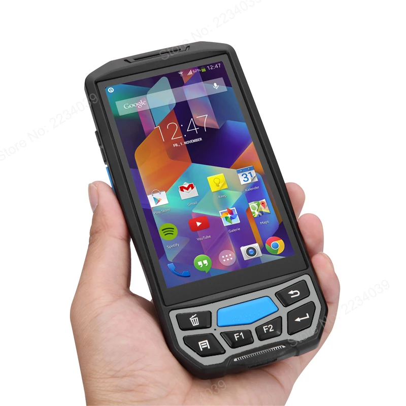 4G android 7 0 прочный nfc rfid считыватель 2d сканер штрих кода все в одном портативный