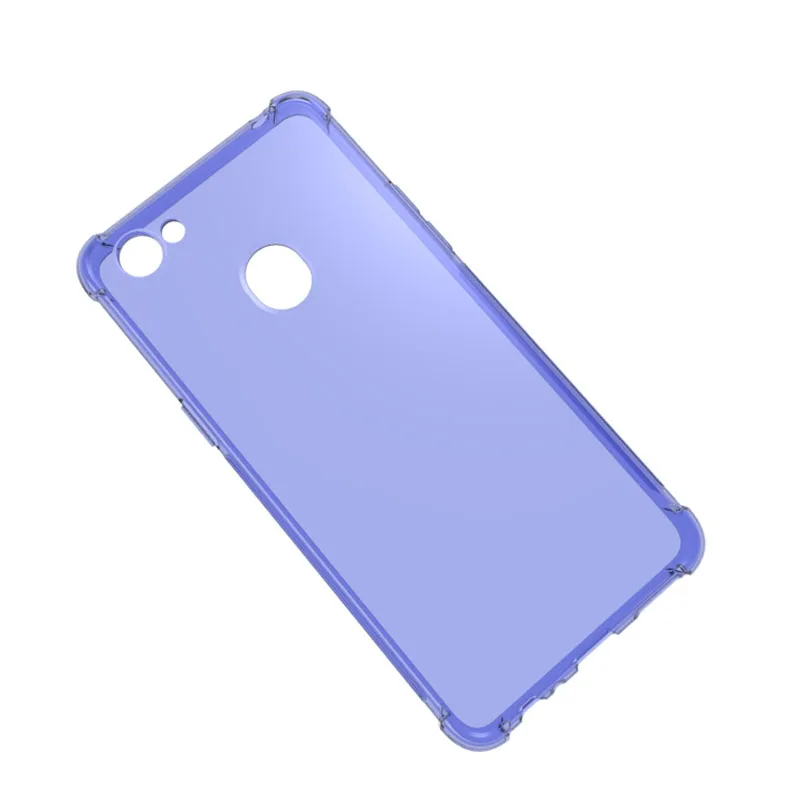 purple Бренд gligle прочный армированный чехол для телефона мягкий силиконовый чехол из термопластика с изображением отделением для кредитных карт чехол для OPPO F7 защитный чехол в виде ракушки - Цвет: purple