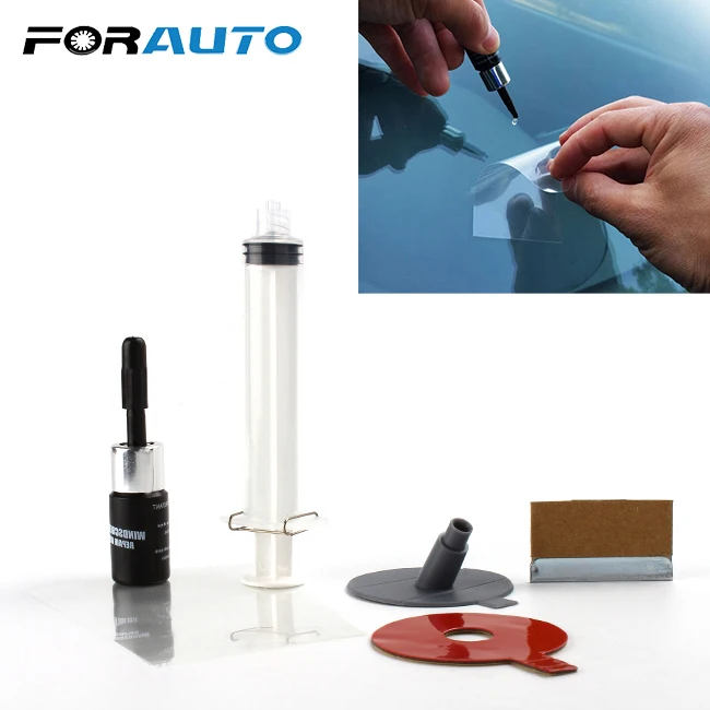 FORAUTO 1Pcs Car Windscreen Windshield Glass Repair Kit Tool For Chip Crack Star Bullseye Tools Set photo