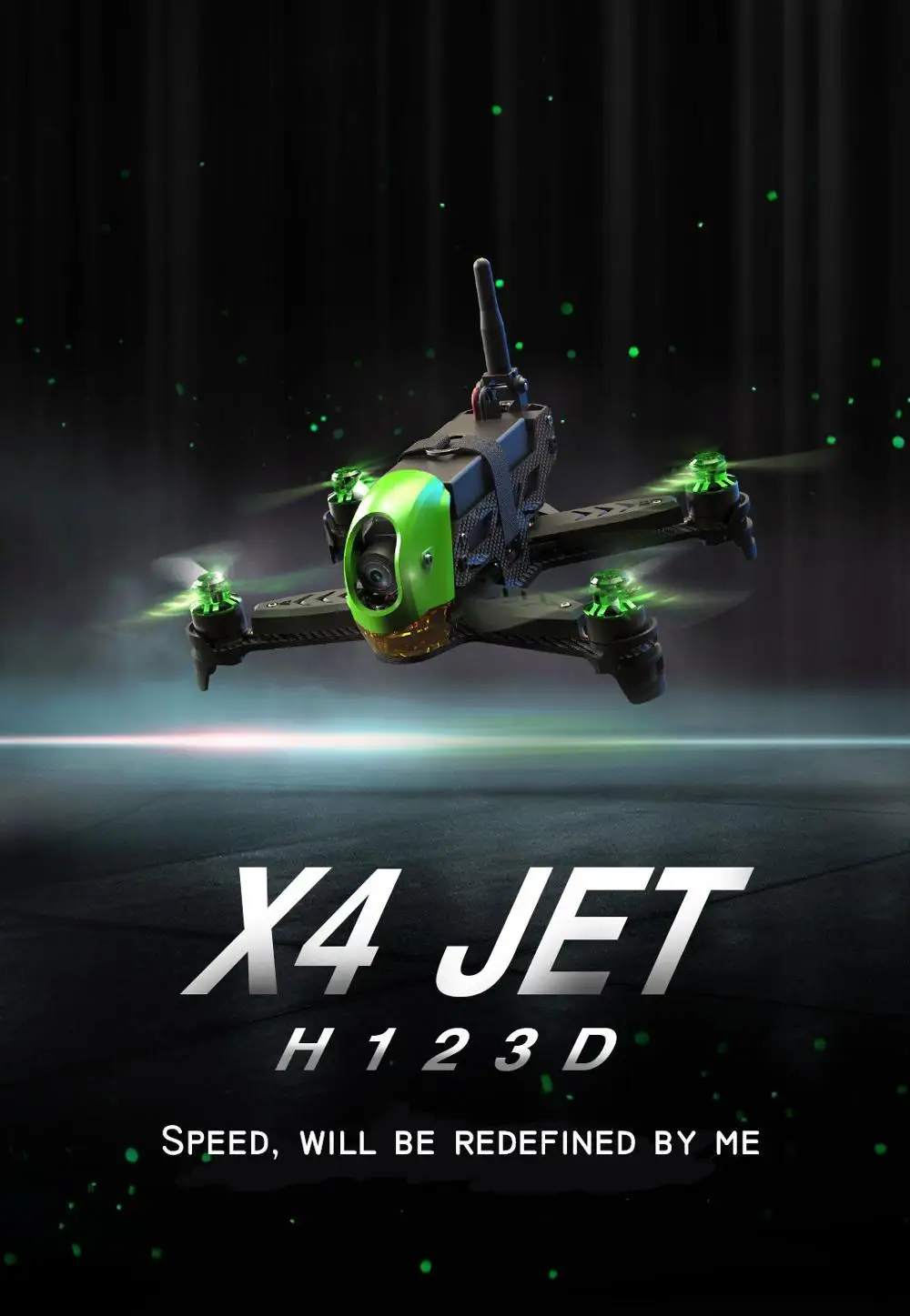 Оригинальный Hubsan H123D X4 Jet (H123D БНФ Версия, без контроллера) RC Квадрокоптер FPV (без передатчик) (с батареей)