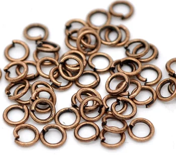 

Alloy Opened Jump Rings Round Antique Copper 3mm( 1/8") Dia, 850 PCs new