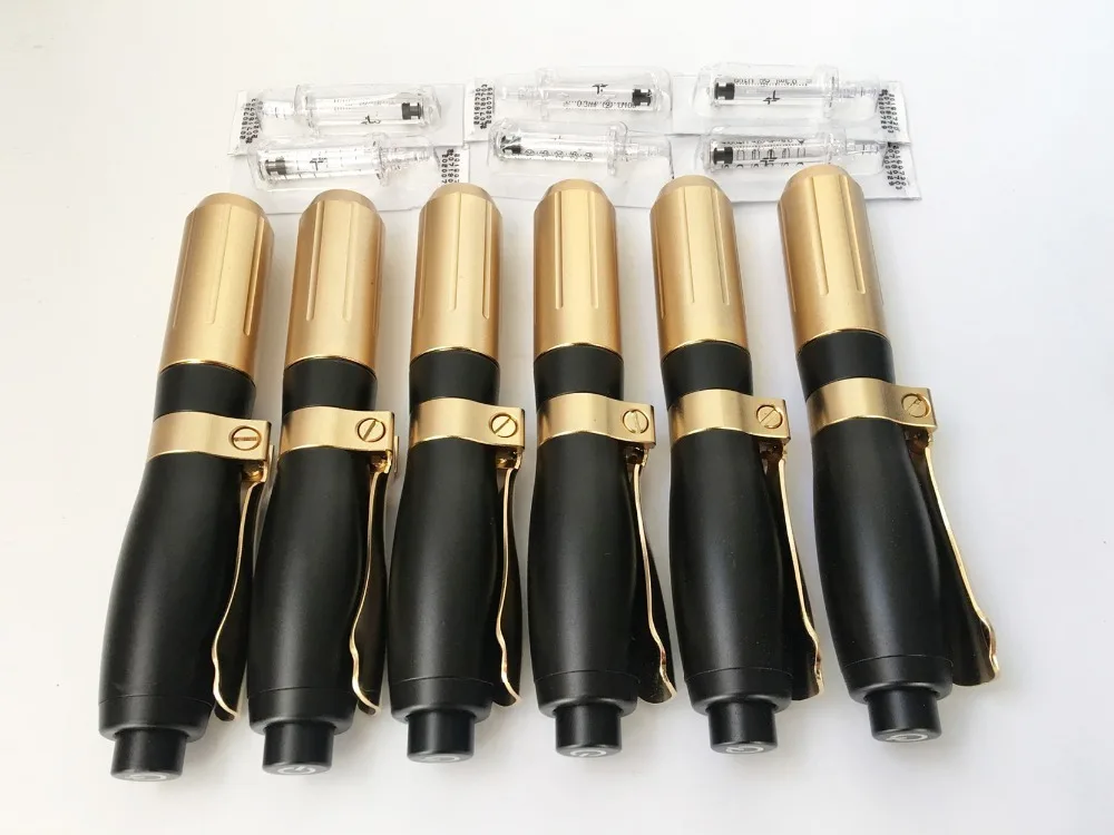 Cuidados com a Pele Hialurônico para Anti-rugas Hyaluron Conjunto Caneta Livre Personaliza Logotipo Caneta Seringa Converter Ferramentas Soro Mesoterapia Arma 20 Dispositivo de íons