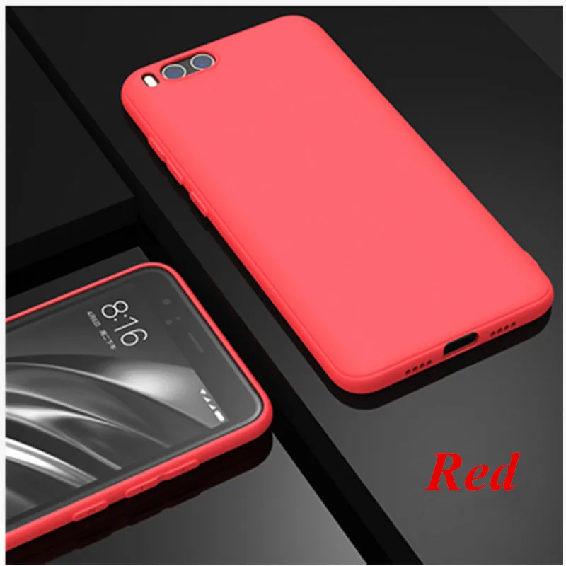 Mpcqc мягкий чехол TPU для xiaomi mi Max 2 x A1 матовая Защитная Для 5X6 Note 3 Red 5A 5 4X4 задняя
