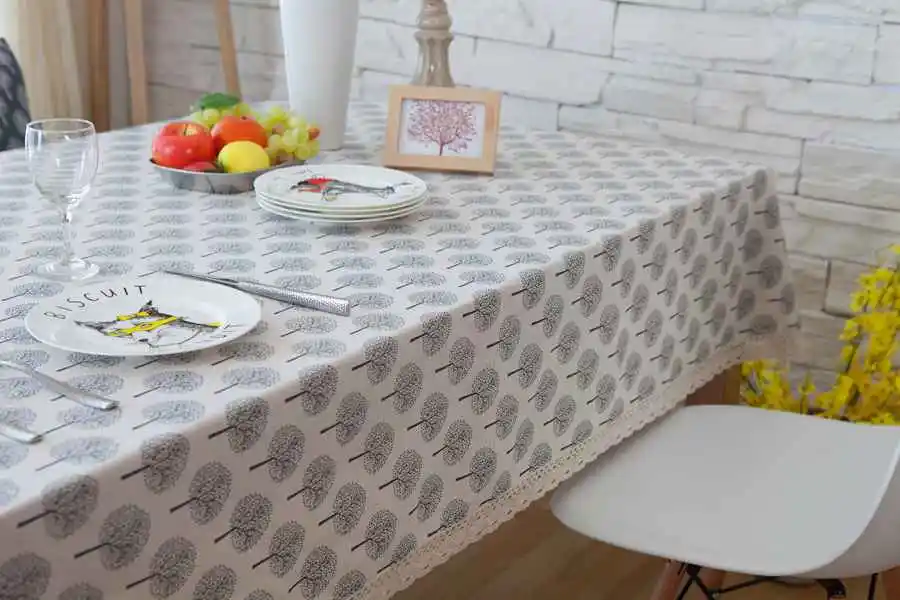 fresh table cloth tea table 6