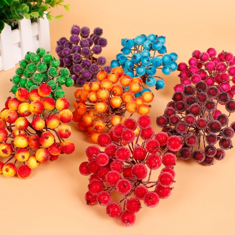 искусственные ягодки для декора. искусственные лепестки вишни. искусственные ягоды для декора. декоративные ягоды для букетов. декоративные ягоды.