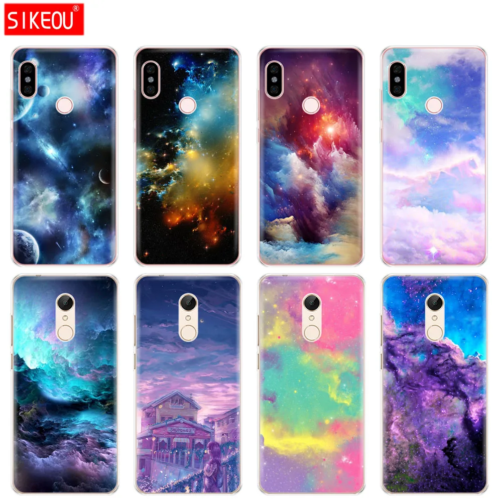 

Silicone Cover phone Case for Xiaomi redmi 5 4 1 1s 2 3 3s pro PLUS redmi note 4 4X 4A 5A outer space stars planet