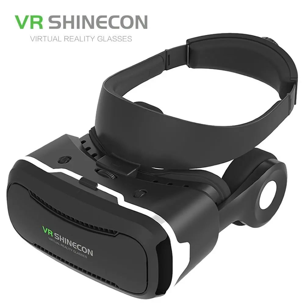Shinecon VR 4 0 Pro Виртуальная реальность очки для снаряжения картонные 3D vr шлем