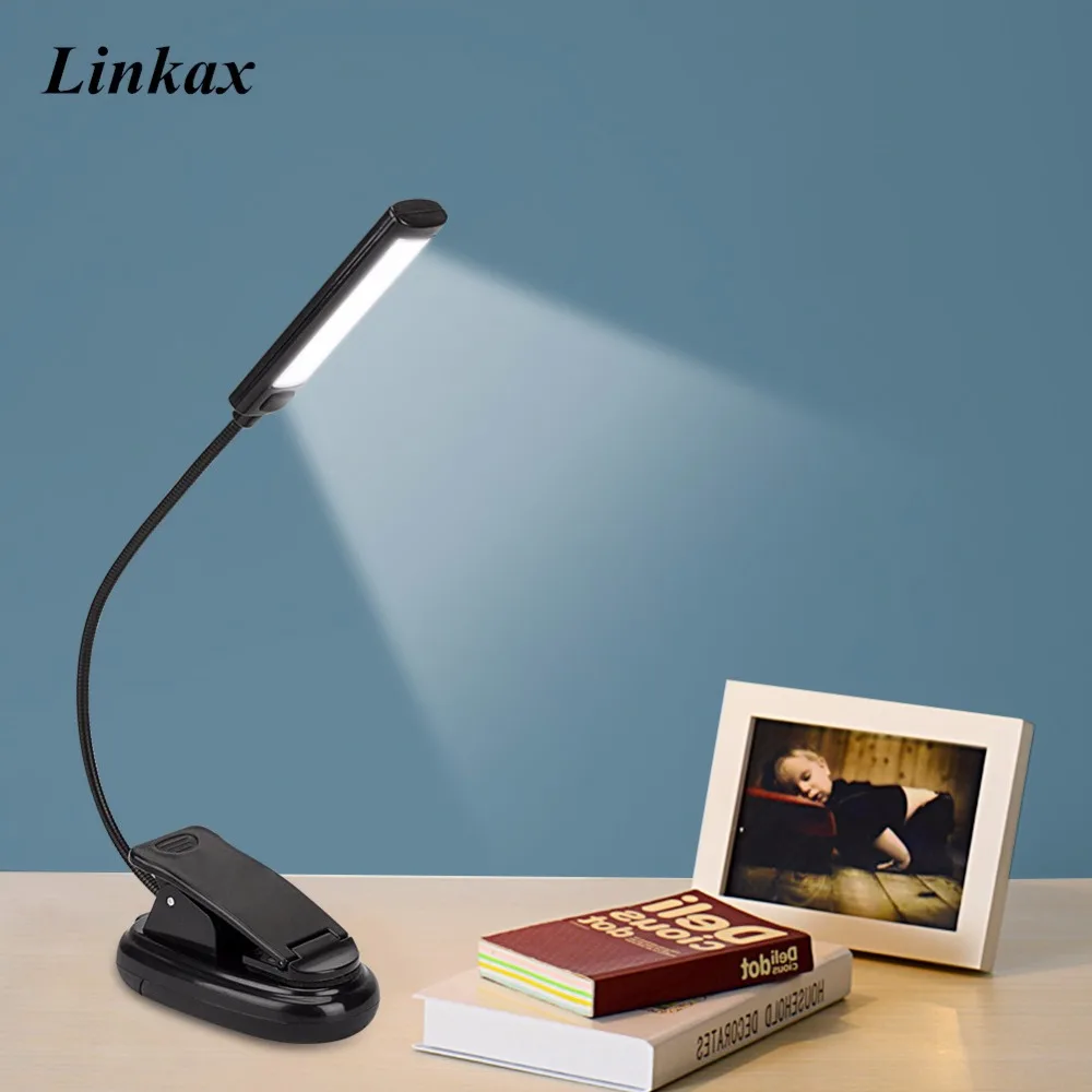 2PCS USB Charging/AAA Battery Operated LED Desk Table Night Light with