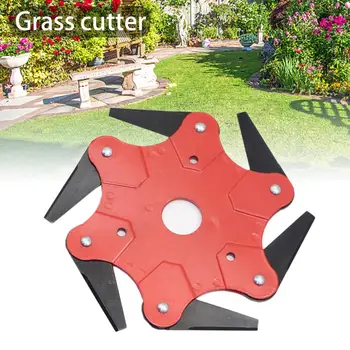 

6T Blade Manganese Steel Razor Mower Grass Trimmer Head Cutter Blade For Garden Lawn Machine Accessories Power Tools Easy Cut