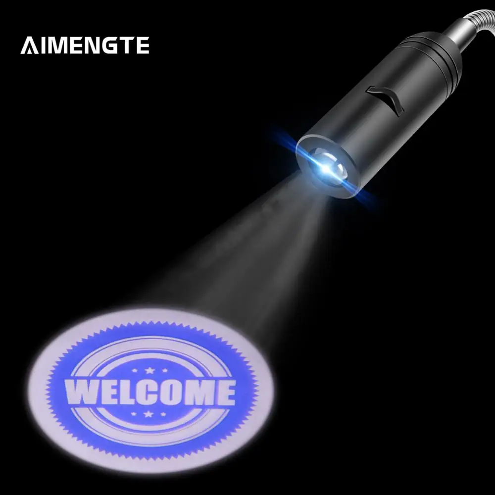 

Novedades 2019 E27 220V Projection LED lamp Spotlight MERRY CHRISTMAS LOGO Advertising Hotel Door Indicator light marshmello