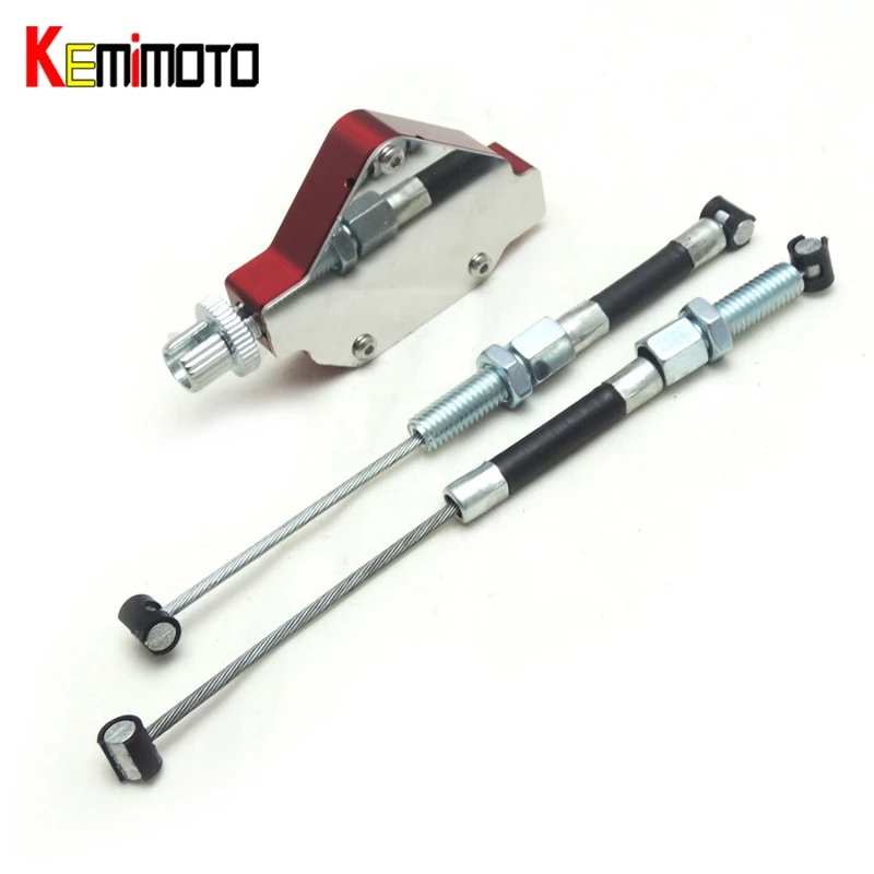 

KEMiMOTO Triple Motorcycle Accessories Aluminum Stunt Clutch Lever Easy Pull Cable System For YAMAHA MT 09 MT09 MT-09 2015 2016