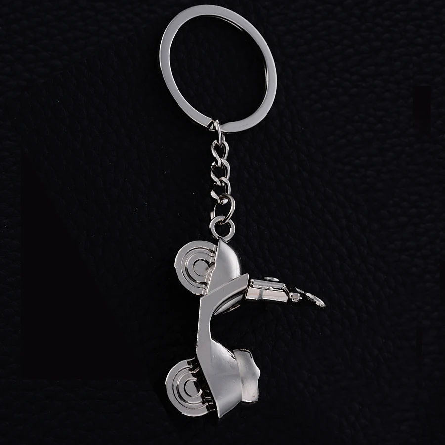Casual Metal 3D Motorcycle Key Chain Ring Holder Creative Alloy Keyring