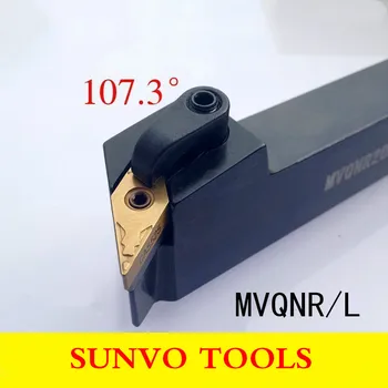 

MVQNR2525M16/MVQNL2525M16 External turning tools MVQNR MVQNL-2525M16 CNC tool holder Use VNMG160404 VNGT160404/160404 insert