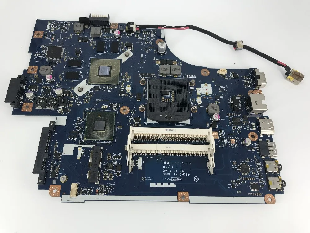 For ACER ASPIRE 5741 5741G 5742 5742G Laptoop motherboard MBRAA02001 LA