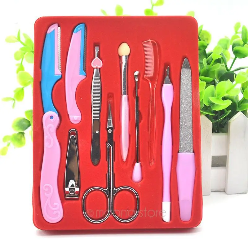 10Pcs Manicure Nail Art Tools Nail Care Basic Nail Tool Nail Cosmetic