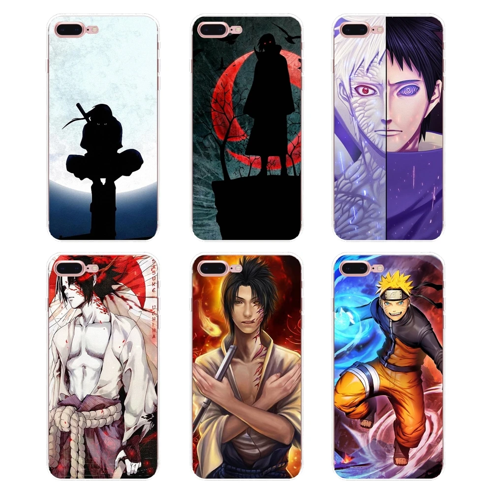 famous anime NARUTO Sasuke Uchiha For Samsung Galaxy S2 S3 S4 S5 MINI S6 S7 edge S8 S9 Plus Note 2 3 4 5 8 Coque Fundas Cover |