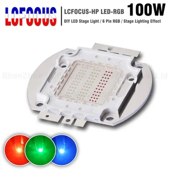 

High Power LED Chip 100W COB Beads 100 W RGB Red Green Blue DMX All Color For DIY LED Stage Light Spotlight Free Shipping