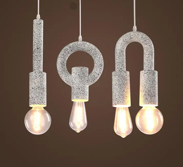 

Modern art restaurant pendant light creative clothing store bar Internet bar living room pendant lamp ya72927