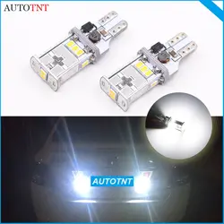 2 шт. T15 W16W светодиодный 3020 SMD 921 912 автомобиль светодиодный Обратный лампа сзади белый Canbus Нет Ошибка для BMW e60 E90 328i XDrive 2009-2013