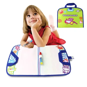 

New Kids Magic Water Canvas Blanket Write Pen Draw Handbag Creative Doodle For Early Baby Play Toys