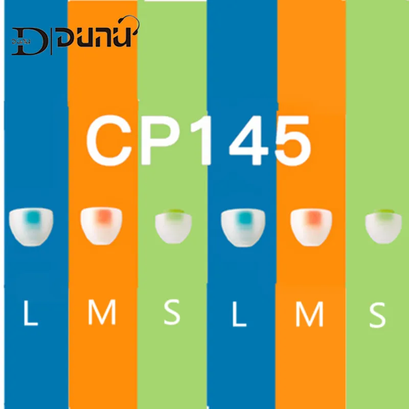 DUNU CP145 запатентованные силиконовые наконечники для ушей с вращением на 360 градусов 4,5 мм Насадка Dia DUNU TFZ KZ оловянные наушники CP100 CP800 CP220