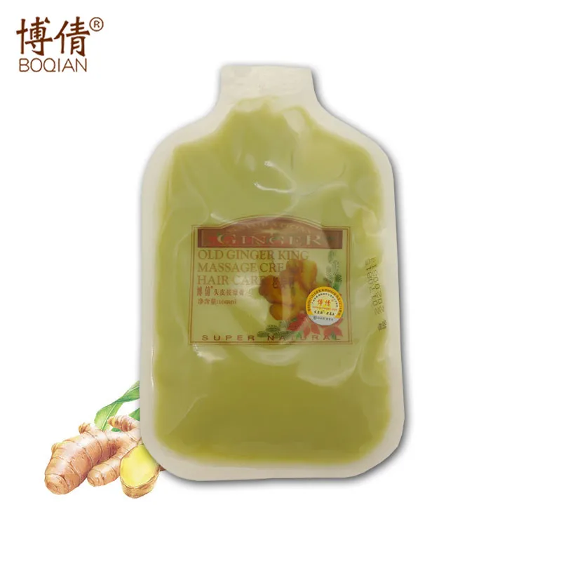 

Boqian 100ml Natural Ginger Juice Essence Hair Scalp Massage Mud Cream Nutritious Oil Control Repair Damaged Anti-Dandruff