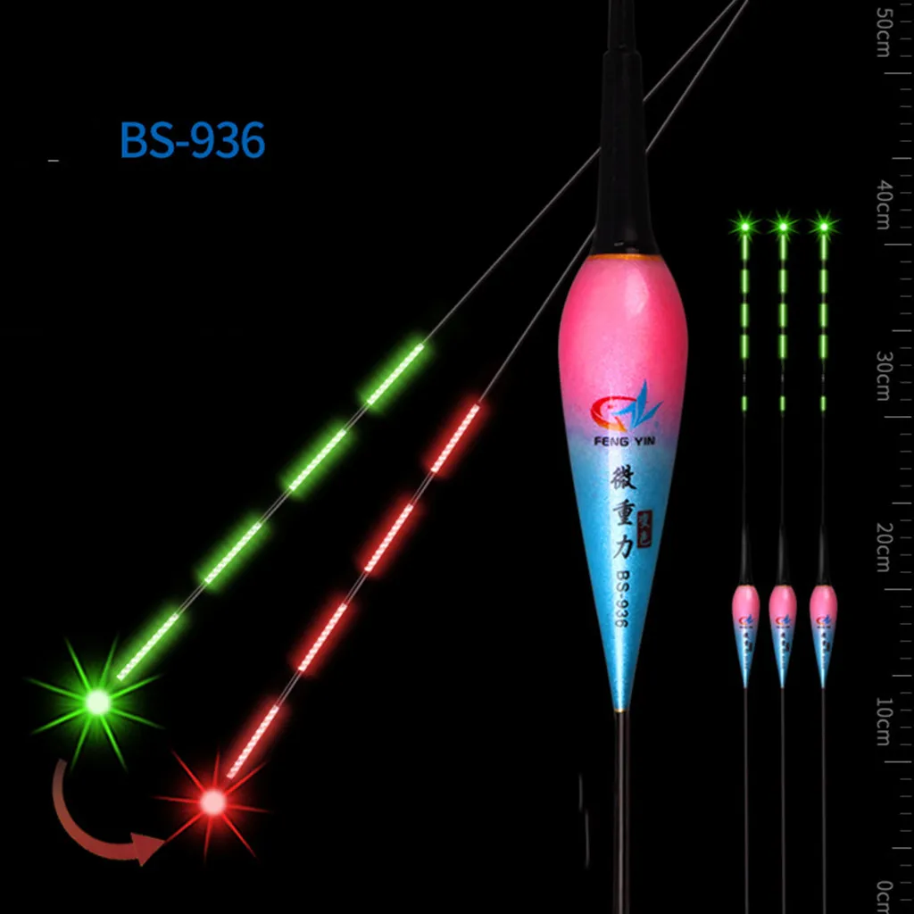 Умный поплавок для рыбалки, ночной Световой поплавок, светодиодный светильник, автоматически напоминающий набор поплавков для рыбалки, буй, поплавок, рыболовный светильник