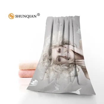 

New Custom Beauty Girl Towel Printed Cotton Face/Bath Towels Microfiber Fabric For Kids Men Women Shower Towels