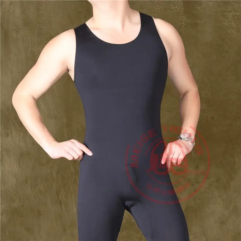 Buy Sexy Men Cosplay Ice Silk Smooth Shiny Full Body Bodysuit High Elasticity