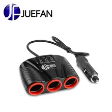 Прикуриватель с 3 USB+ 3 порта с 3.1A Автомобильный Разветвитель Прикуривателя концентратор адаптер питания DC 12 V-24 V для gps DVR или Ayfon