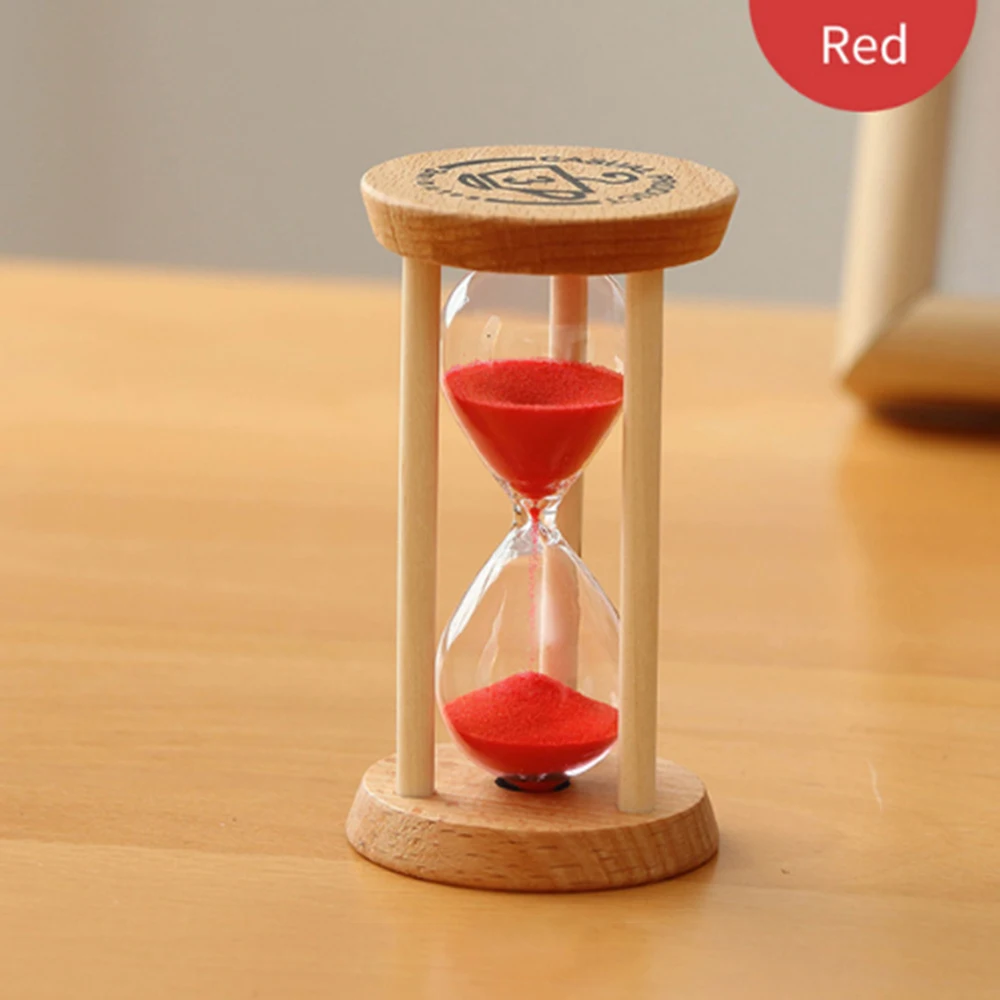 Часовое стекло песочный таймер 3 минуты Песочные часы круглые часы стеклянный деревянный таймер украшение дома аксессуары часовое стекло