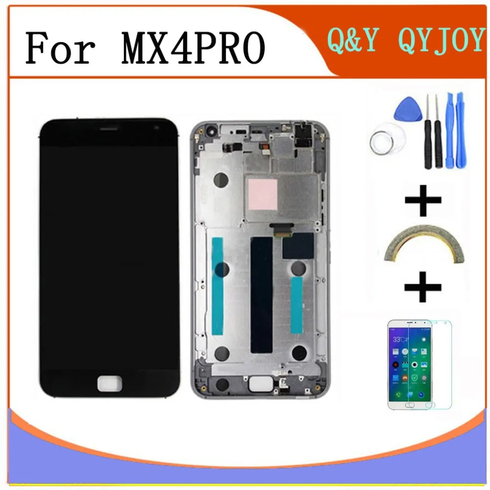 ЖК дисплей качества AAA + Новая рамка для MEIZU MX4 PRO сменный экран дигитайзер в