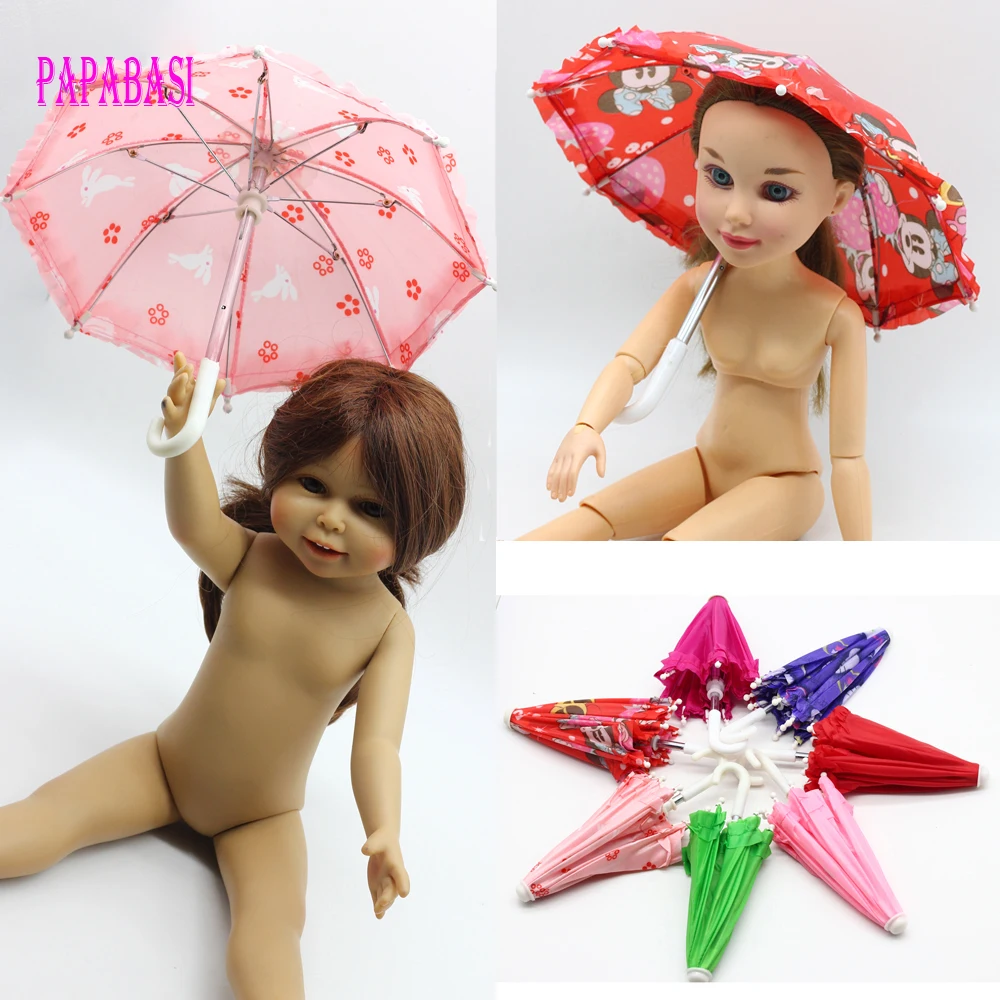 

Papabasi Randomly Doll's Umbrella For 1/3/1/4 dolls fit 18" 45 or 60cm dolls Toys