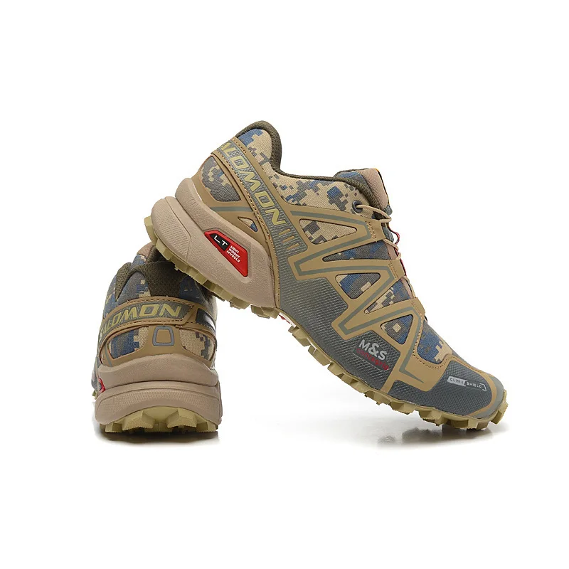 2018 Salomon Shoes Men Speed Cross 3 CS Sneakers Mens Camo Cross-country Running Shoes Male Athletic Shoes Sport shoes
