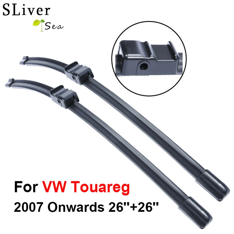 SLIVERYSEA Car Wiper Blade For Volkswagen VW Touareg 2007 Present 26+26