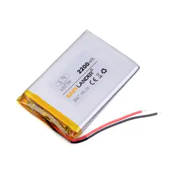 103759 3,7 В 2200 мАч Перезаряжаемые литий-полимерный Батарея для планшетных ПК DVR E-Book MP5 power bank телефон 103860 903759 DVD