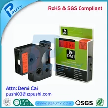 Горячая Распродажа совместимый с dymo 40917-9mmx7m черный на красном лента DYMO D1 кассета