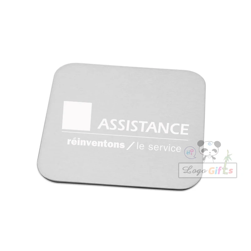 Personalized aluminum bar coaster custom FREE with your bar logo/telephone/address 50pcs a lot special for coffee mug cups Personalized aluminum bar coaster custom FREE with your bar logo/telephone/address 50pcs a lot special for coffee mug cups