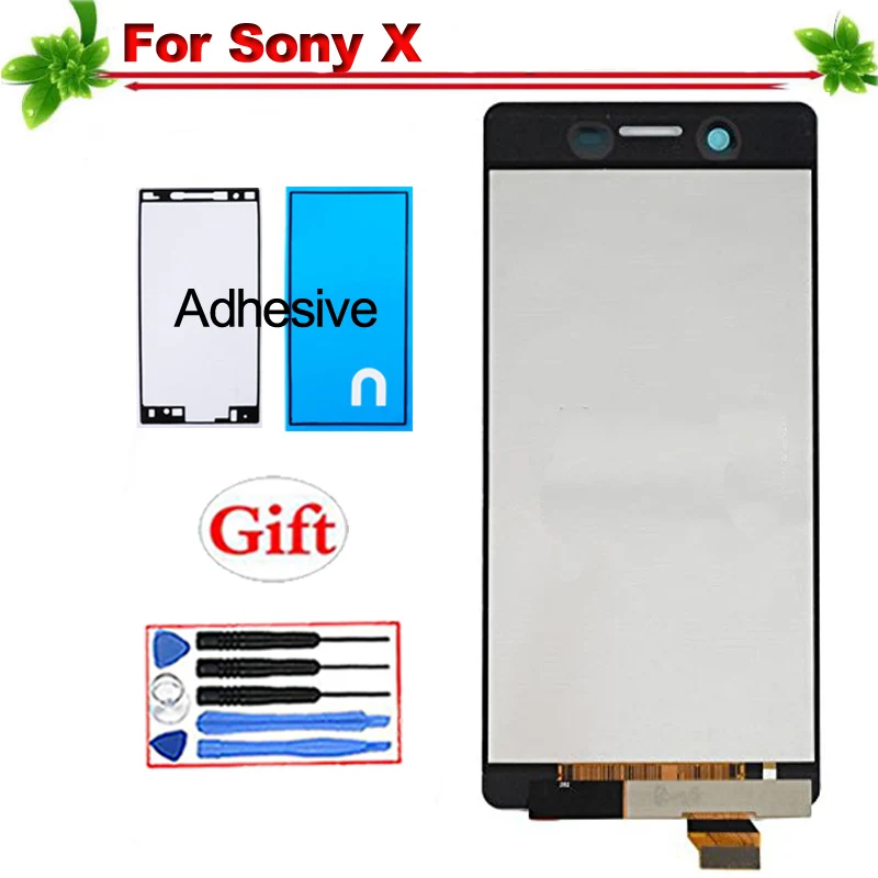

5" Replacement for Sony Xperia X LCD Display Touch Screen Digitizer Assembly for Sony Xperia X F5121 F5122 LCD Display