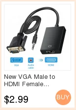 HEONYIRRY HDMI в VGA Кабель-адаптер 1080P цифро-аналоговый видео аудио конвертер кабель для ПК HD tv xbox PS3 PS4 ноутбук ТВ коробка