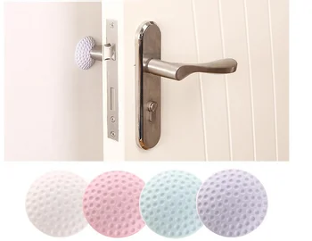 

1PCS Self Bumper Silicone Anti-Skid Round Door Pad Handle Knob Adhesive 3D Crash Pad Wall Protector Handle Various