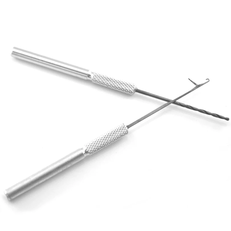 MNFT 5 set Carping Hair Rig Tool Kit Trapano Crochet Ago Accessorio di Pesca Strumenti di Commercio All'ingrosso di Prezzi di Fabbrica
