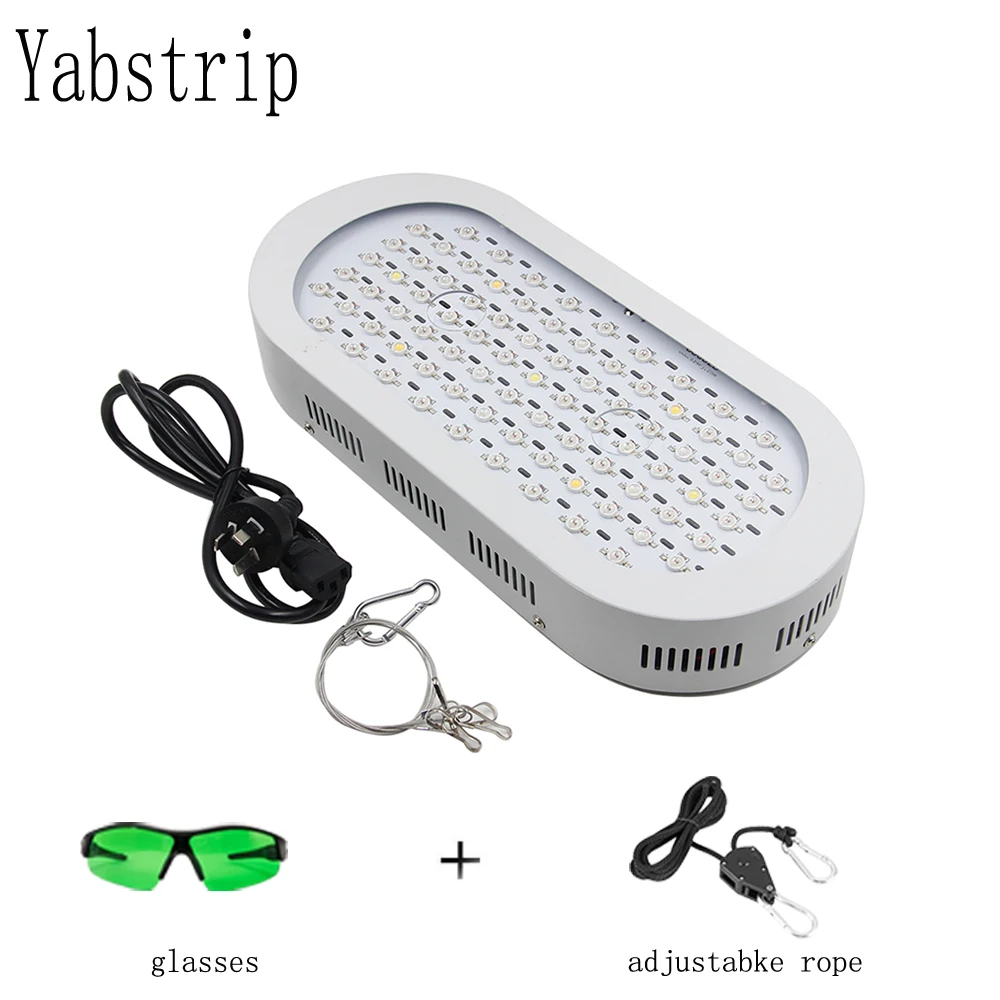 

Yabstrip LED lamp for plant and aquarium 400W full spectrums double switch LED light be used for seeding flower vegetable potted