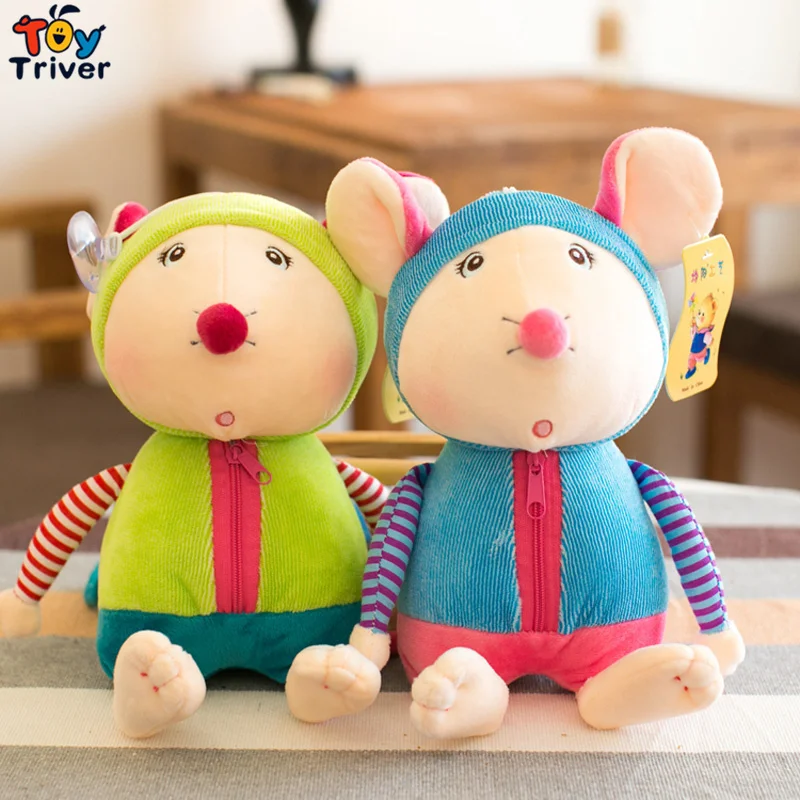 EEvER Juguete Interactivo para Gatos Juguete de Peluche con Forma de ratón para Entrenamiento de arañazos 3 Piezas