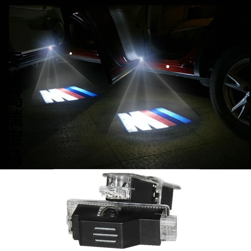 2x LED Car Door Courtesy Laser Logo Projector Light For BMW E60 E90 F10