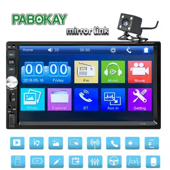 

2 din Car Radio 7" HD Autoradio Multimedia Player 2DIN Touch Screen Auto audio Stereo MP5 Bluetooth USB TF FM Camera