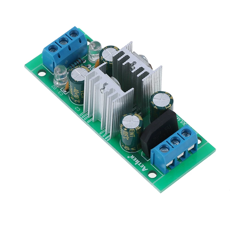 Высокое качество DC 15~ 24 В LM7812+ LM7912+-12 в двойной регулятор напряжения выпрямитель мост модуль питания